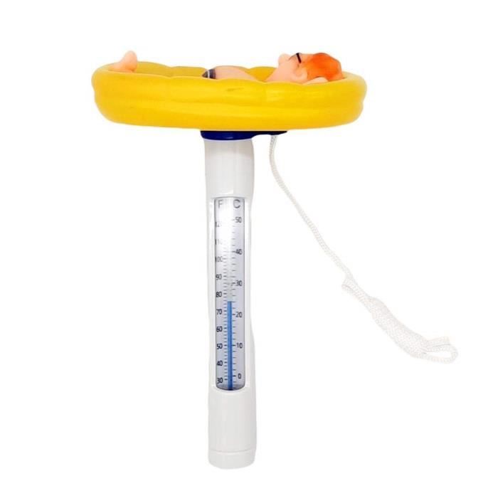 Thermomètre Flottant Pour Piscine, Aquarium - Plage 0 à 40°C, étanche, Facile à Lire - 2
