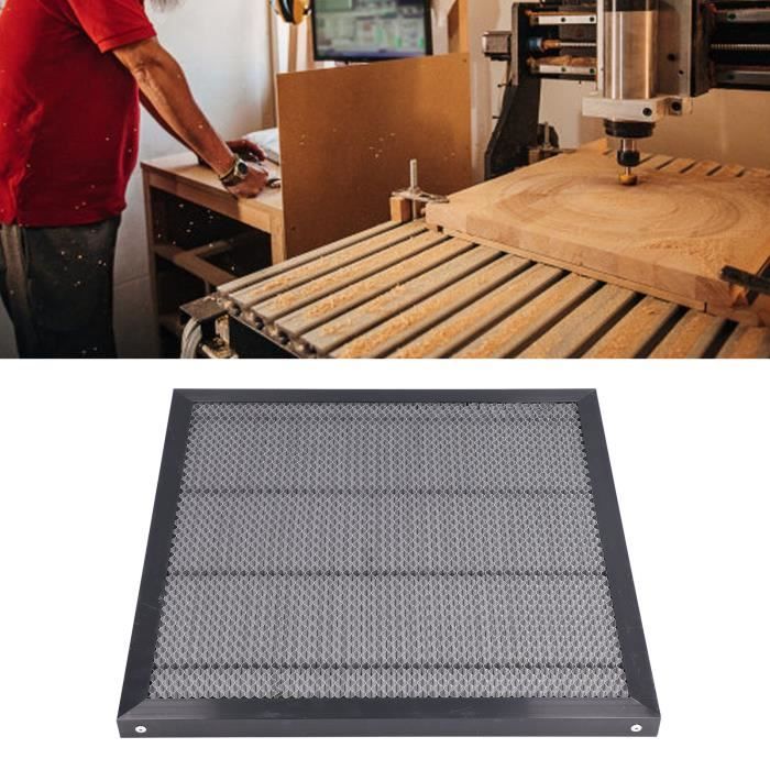 Table De Travail Nid D'abeille Pour Graveur Laser CO2 - Personnalisable, Galvanisée, 22mm D'épaisseur