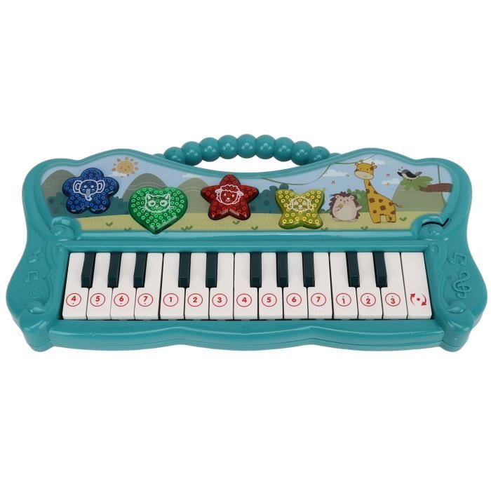 Piano à clavier pour enfant Clavier de piano pour enfants Portable Mini  dessin animé orgue électronique jouet RUIDA
