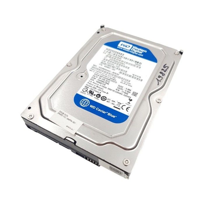 Disque Dur 250Go SATA 3.5 Western Digital Caviar Blue WD2500AAKX-603CA0 25mm 7200rpm 16Mo