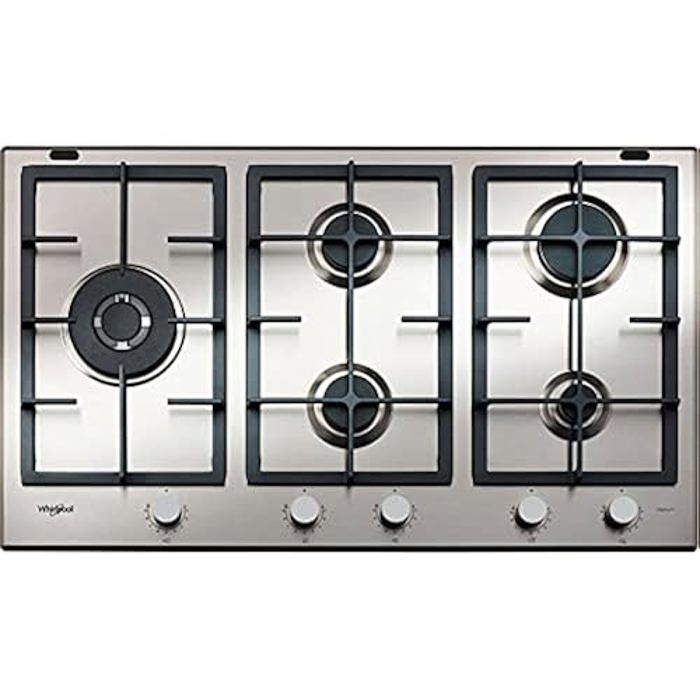 Table de cuisson gaz WHIRLPOOL GMAL 9522IXL Encastrable Minuteur Sécurité - vue 1