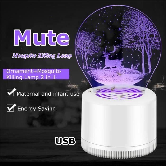 Lampe Anti-Moustiques Mozzguard - USB & Solaire - Portée 350 M² - Étanche IPX6 - Lumière UV - Pour Jardin, Terrasse, Maison - 8