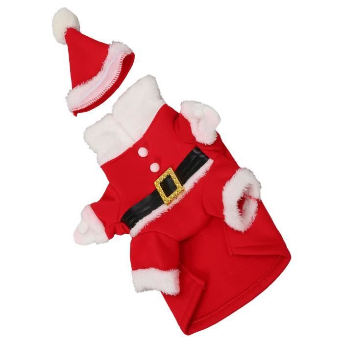 Comparer les prix de Costume De Noël De Chien Costume De Noël Pour Chien Costume De Noël Pour Chiot Chaud Et Mignon Pour La Peau Avec Chapeau A36 JR033