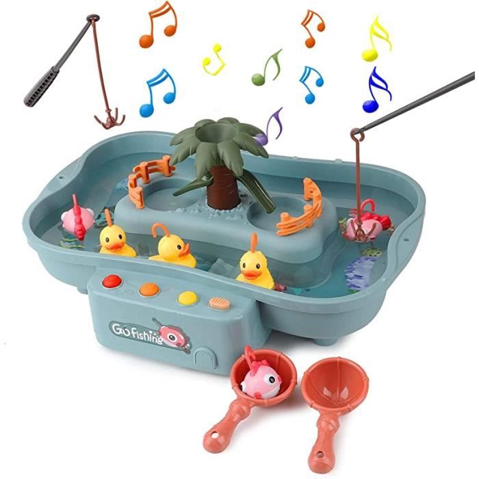 Jeu De Pêche Bain – Canards Flottants, ABS, 10 Pièces – Activité Eau, Motricité, Cadeau Enfant