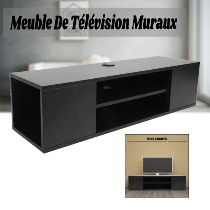 Meuble TV Bas Moderne 180cm Avec Éclairage LED RGB | 3 Portes, Finition Brillante, Montage Murale Ou Au Sol