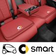 Pour Smart 1-Noir - Housse de coussin de siège de voiture, Tapis de Protection en cuir pour Smart Eq Fortwo F-1