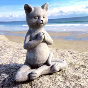 Lot De 8 Mini Statues Chatons En Résine Pour Voiture - Décorations Tableau De Bord, Mignonnes Et Stylées
