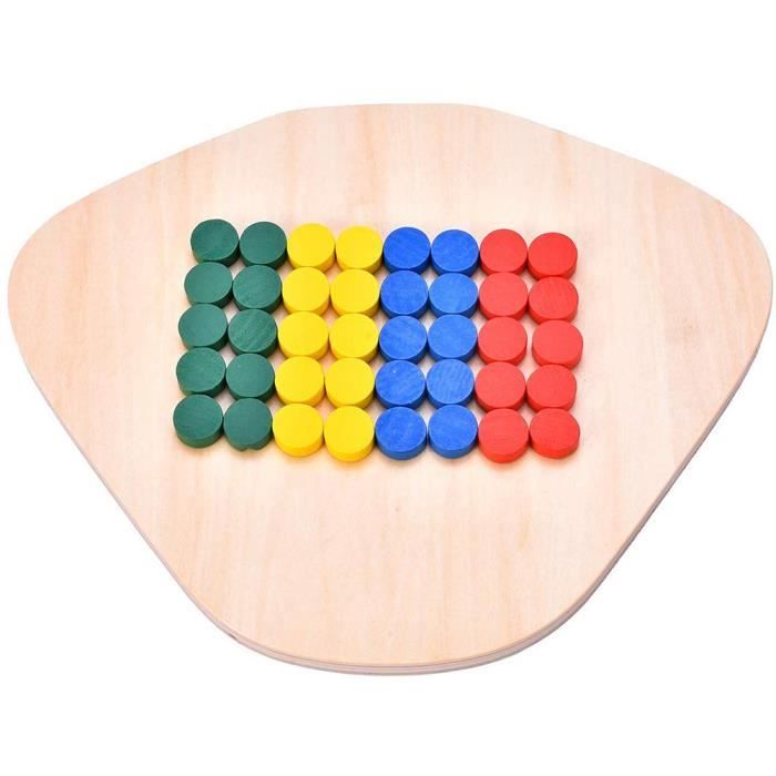 Vaguelly Panneaux Géométriques Jouet De Motricité Fine