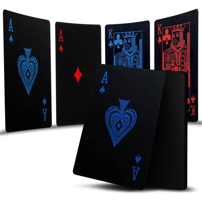 Carte De Jeu De Poker En Plastique Noir Pur, Imperméable, Pvc Magique,  Offre Spéciale, Commerce Extérieur - Cartes À Jouer - AliExpress