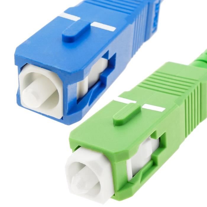 CableMarkt - Câble Fibre Optique SC / PC - SC / APC Monomode Simplex ...