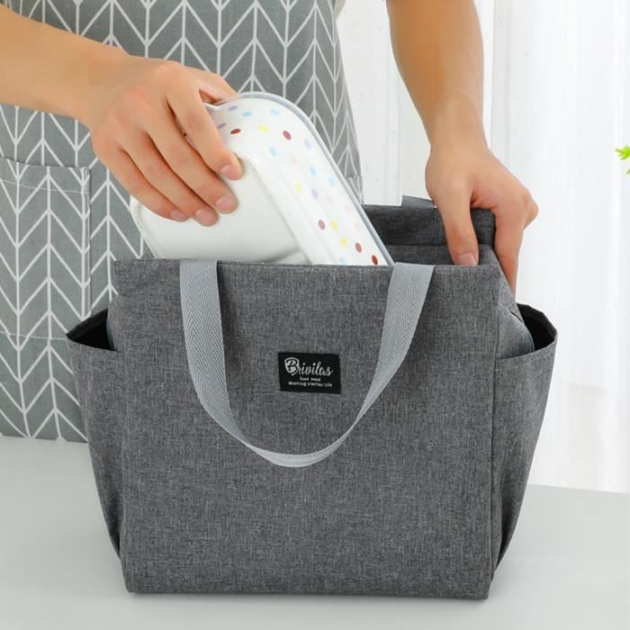 Sac de transport lunch bag en tissu (modèle 2)