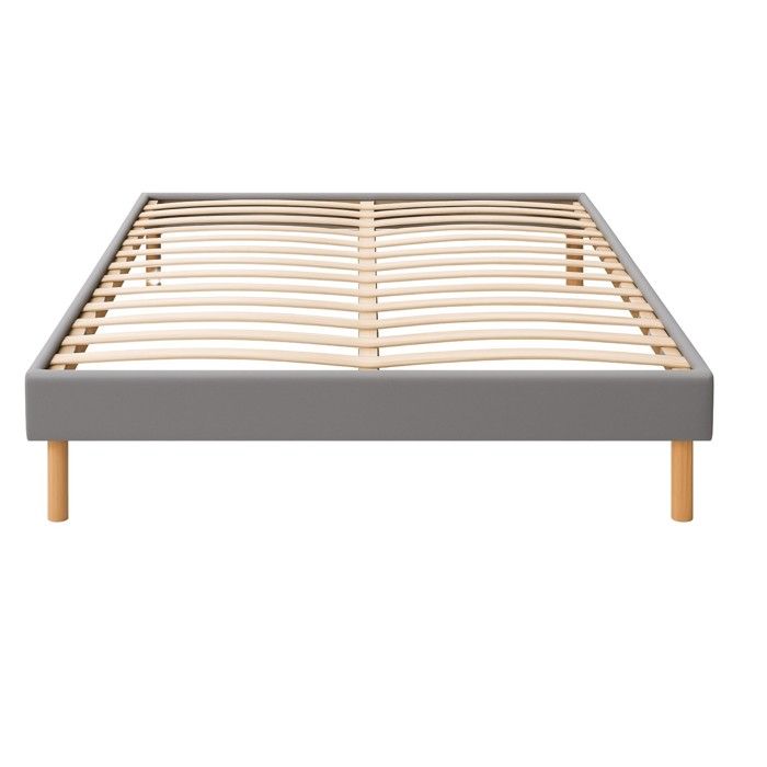 Adrien - solide et confortable sommier tapissier pieds en 18 cm - 140x190 - 2 x 13 lattes - montage rapide et facile - epaisseur du metal /- 1,2 mm KING OF DREAMS Pas Cher