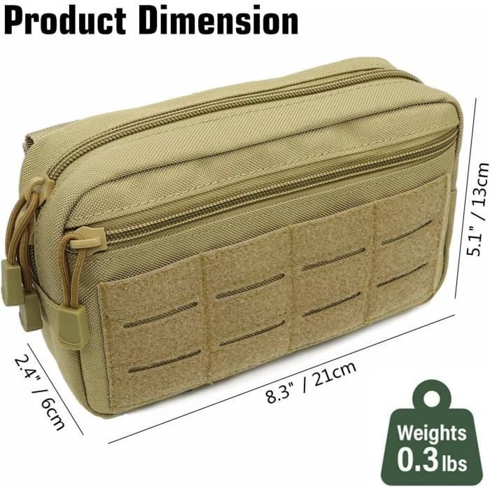 Pochette tactique pour outils MKII M noir - Tasmanian Tiger