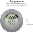 5-Pack hygromètre thermomètre Moniteur LCD numérique jauge d'humidité pour humidificateurs déshumidificateurs GRE-2
