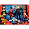 Pack de 4 poupées Miraculous 26cm - Ladybug, Chat Noir, Rena Rouge & Queen Bee - BANDAI-2