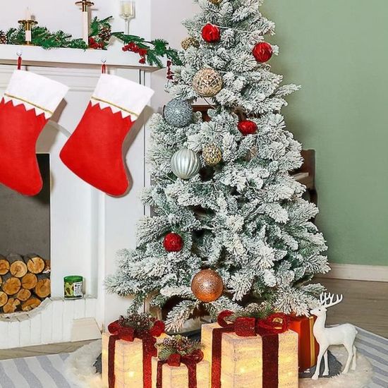 Chaussette De Noël Décorative Pour Sapin - Suspension Cadeau