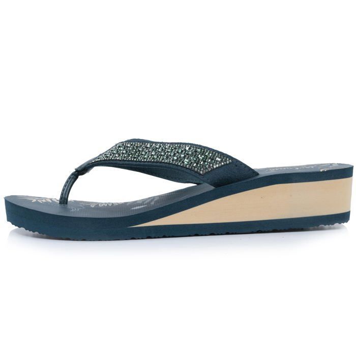 Jiajiale Tongs Femme Chaussures Tongsu00e0 Talon De 4cm Ultra