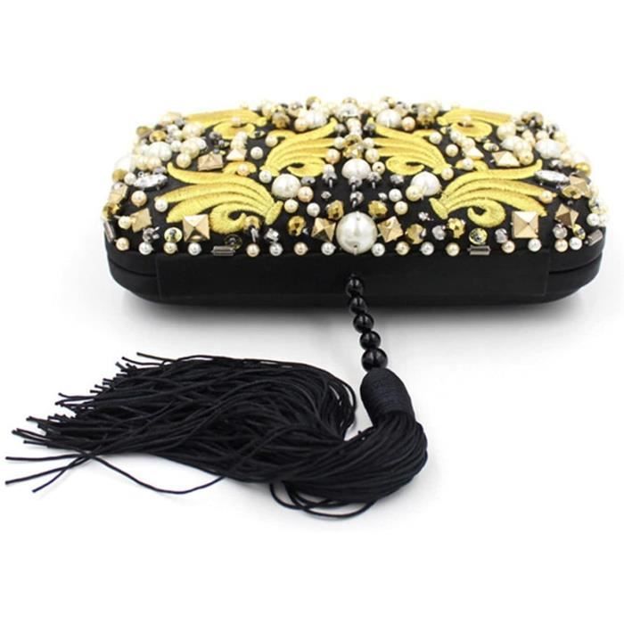 Pochette brodée perles online