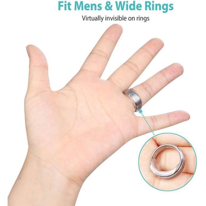 Pack outil a main Ajusteur de taille de bague Invisible en Silicone pour bague ample reducteur de taille de bague 8 pcs B9102 Cdiscount Bricolage