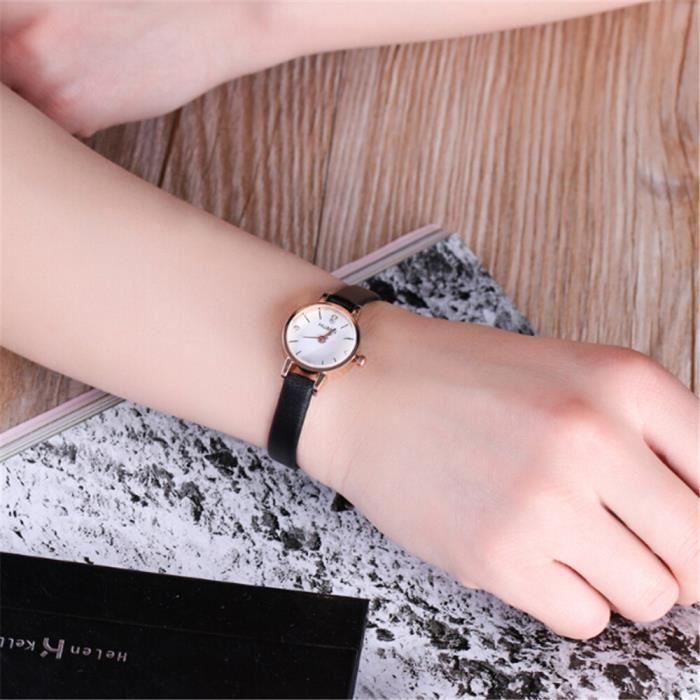 Montres Montre bracelet fin pour femme accessoire de mode