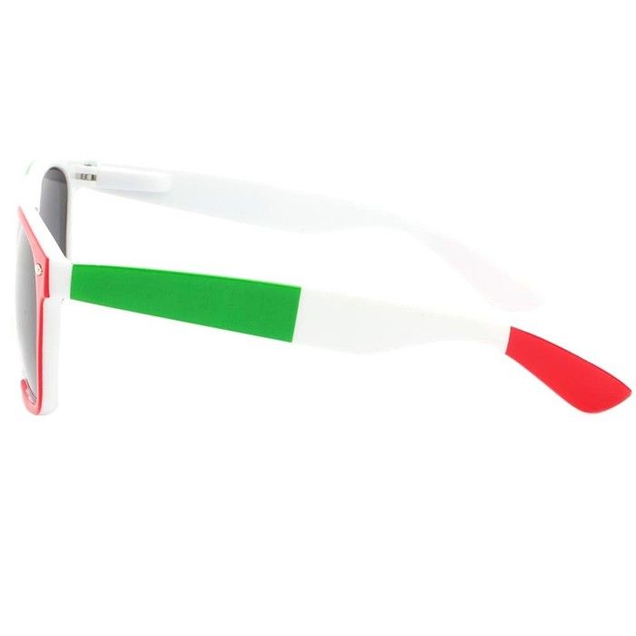 Lunettes de soleil Italie aux coloris Vert Blanc et Rouge