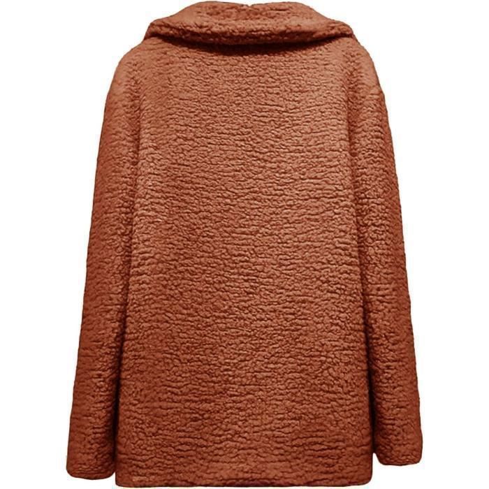 Caban femme 2025 marron