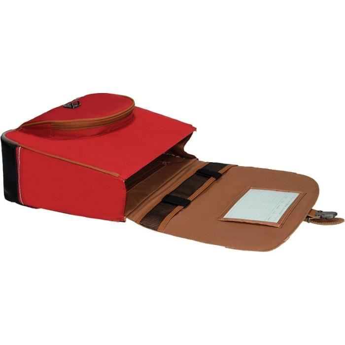 Cartable TANN'S Arthur 35 cm Bleu/Rouge Enfant