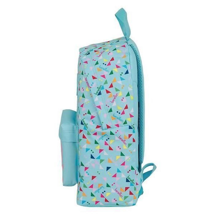 Cartable Benetton Picchi Bleu clair Mimetic Cdiscount