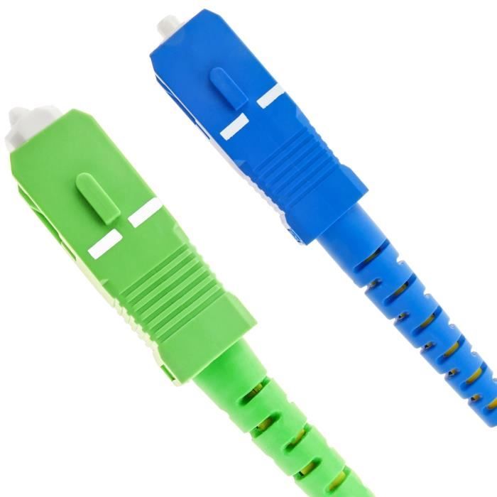 CableMarkt - Câble Fibre Optique SC / PC - SC / APC Monomode Simplex ...