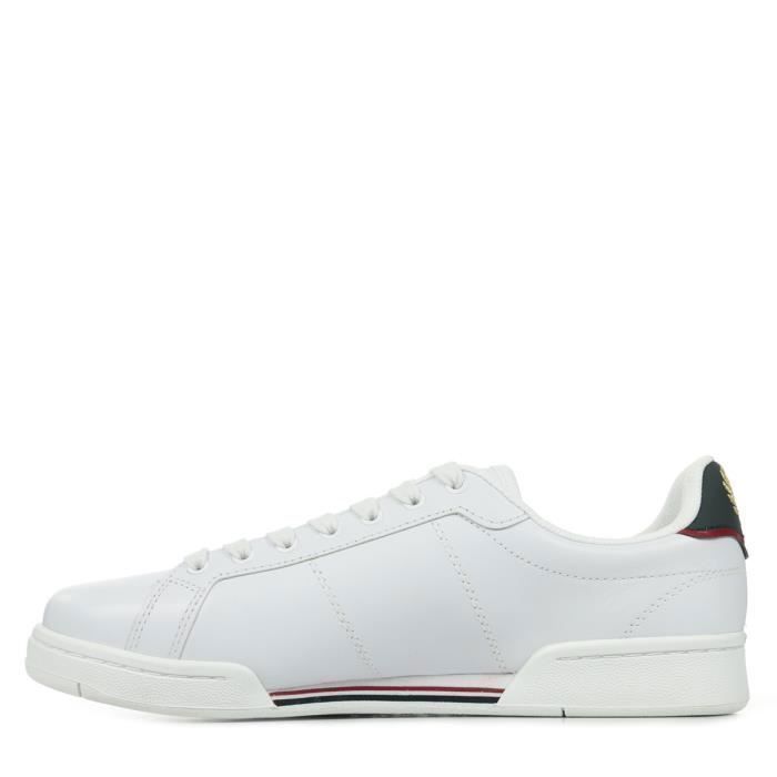 Baskets Fred Perry B722 Leather White navy - Cdiscount Chaussures