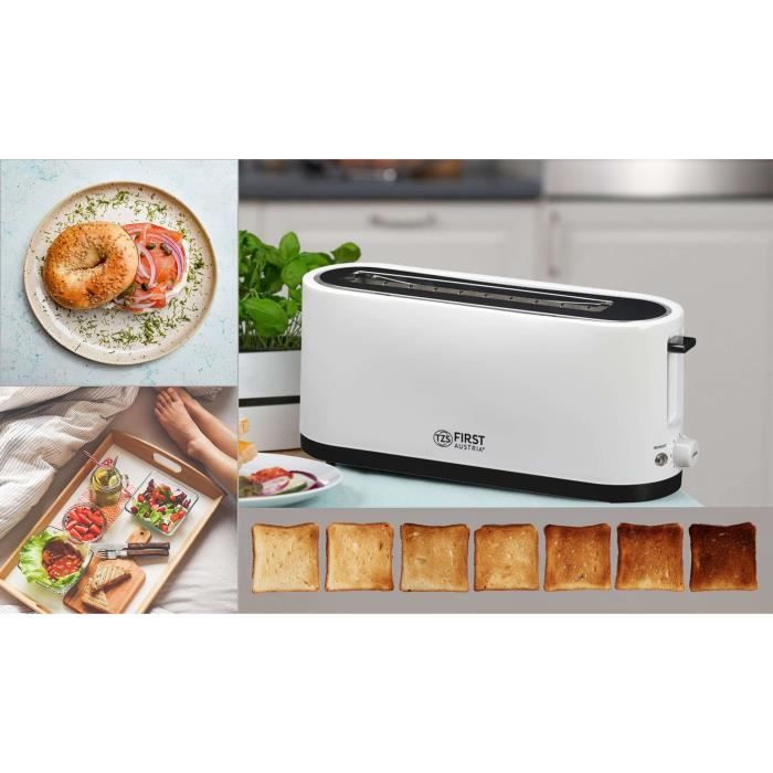 Heifer Grille Pain 700W Toaster 7 Degrés de Réglages et Bac de Récupération  des Miettes à prix pas cher