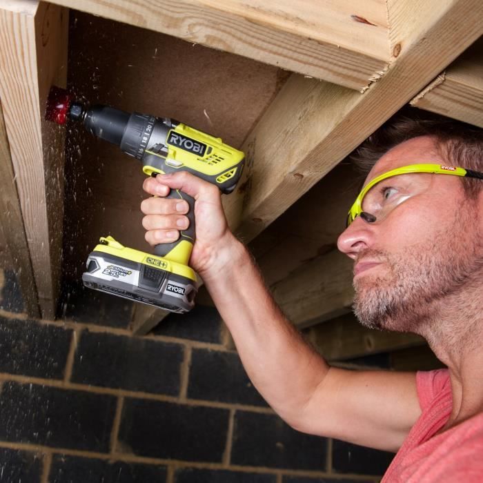 Perceuse-visseuse À Percussion Ryobi 18v One+ - 2 Batteries 1.5ah - 1