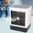 Mini Climatiseur USB – Nosheir – Refroidisseur d'air portable avec brumisation purification – Pour bureau, maison extérieur – Blanc