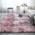 100 x 200 cm Salon chevet Tie-teints tapis tapis de sol chambre tapis moelleux-0