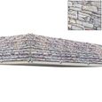 Brise-vue DEUBA - Aspect pierre - 500x90cm - Protection UV50+ - Hydrofuge - Cache balcon-0