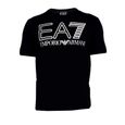 Tee-shirt EA7 Emporio Armani - Réf. 6RPT03-PJFFZ-1200. Couleur : Noir. Détails. - Coupe régulière. - Manches courtes. - Col en-0