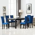 Chaise de cuisine Bleu