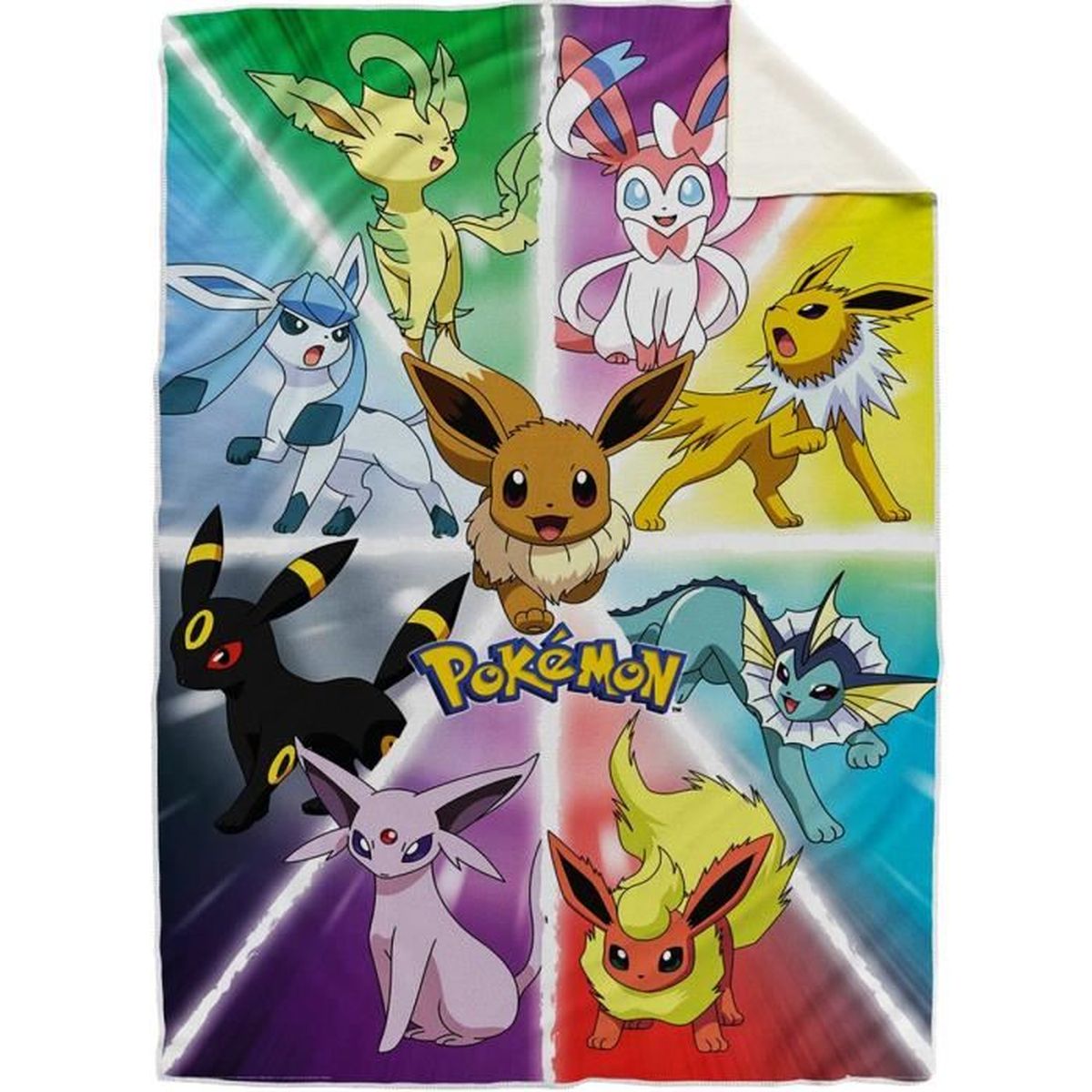 Dessin Pokemon Evoli En Couleur PLAID POLAIRE POKEMON EVOLI EVOLUTION EN POLYESTER 150 X 50 CM - Cdiscount  Maison