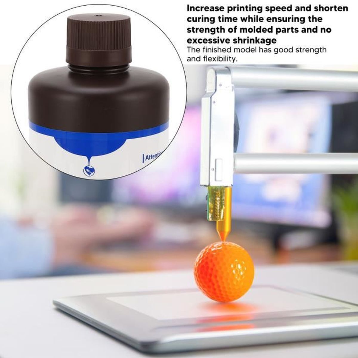 Panneau De Protection Laser Dentaire Orange - Anti Lumière Bleue - Neuf