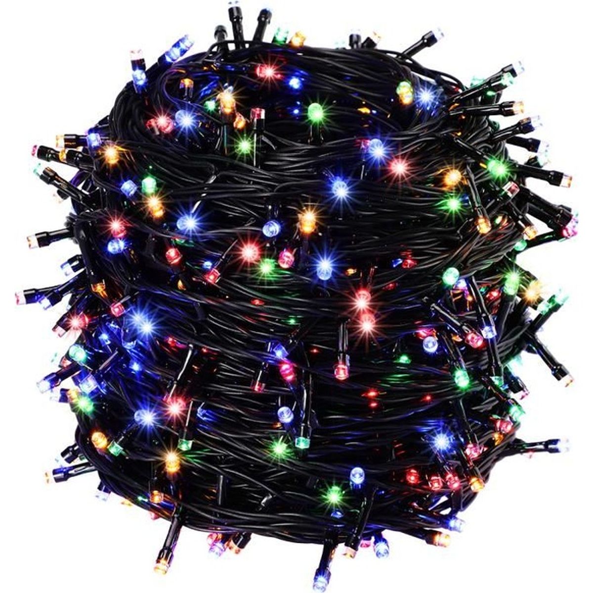 Guirlande Lumineuse Sapin NoëL, 2M *16 Branche 400 LED Guirlande Lumineuse  Arbre Noel avec 8 Modes et Minuteur, Ilumineuse de sapin de Noël