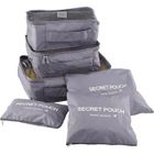 JARITTO Organisateur de Voyage - Non spécifié - Lot de 6 - Polyester - Gris - Rangement optimisé