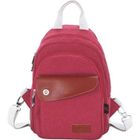 FOXNOVO Unisex Hommes Femmes Petit Sac à dos Sac à bandoulière Croix-corps Fourre-tout (Rouge)