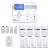 Alarme maison sans fil ICE-Bi 4 à 5 pièces mouvement + intrusion + détecteur gaz - Compatible Box / GSM