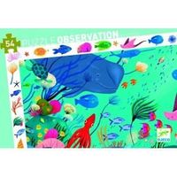 Puzzle enfant - DJECO - Aquatique - Animaux - 54 pièces
