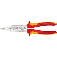 KNIPEX Pince pour installations electriques Isolees pour 1 000 V (200 mm) 13 86 200 SB (carte LS/blister)