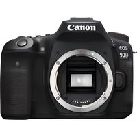 Appareil photo numérique reflex Canon EOS 90D - 4K - Entrée vidéo - CMOS - Flash intégré - Noir