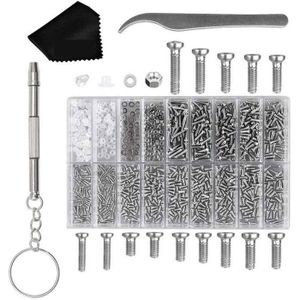 Kit De Réparation De Lunettes Et Montres - 5 Outils En Métal Argenté - Neuf