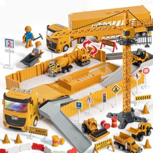 VOITURE - CAMION Grand bulldozer d'ingénierie pour garçons, grue, camion de construction, concepteur de tour, jeu EbVehicles,