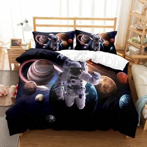Parure de lit en Microfibre, nébuleuse Spatiale, amas d'étoiles, thème