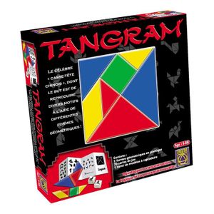 CASSE-TÊTE Jeu de société Tangram - BSM - 7 formes géométriqu